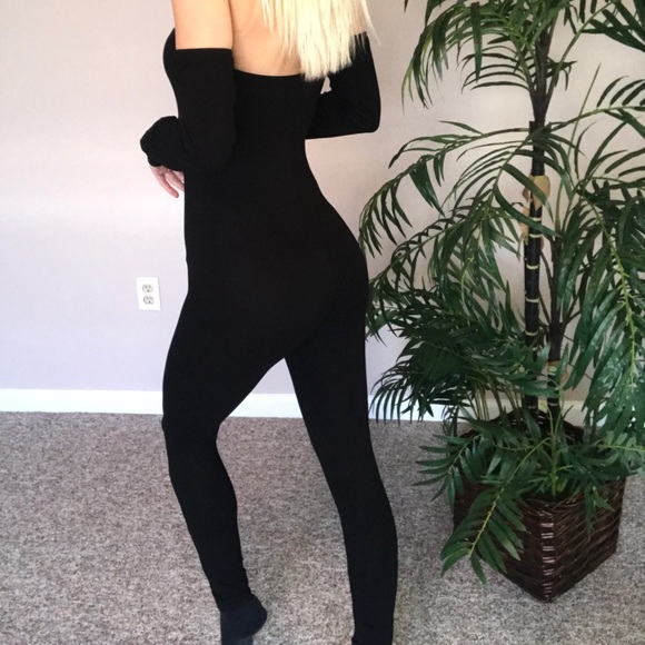 Fashion Nova Pants - Fashion Nova black strapless bodysuit (one piece)